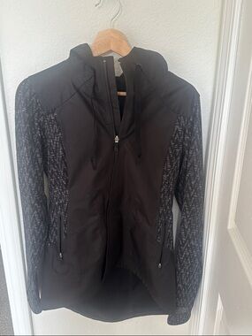 The North Face Women's Black Hooded Rain Jacket